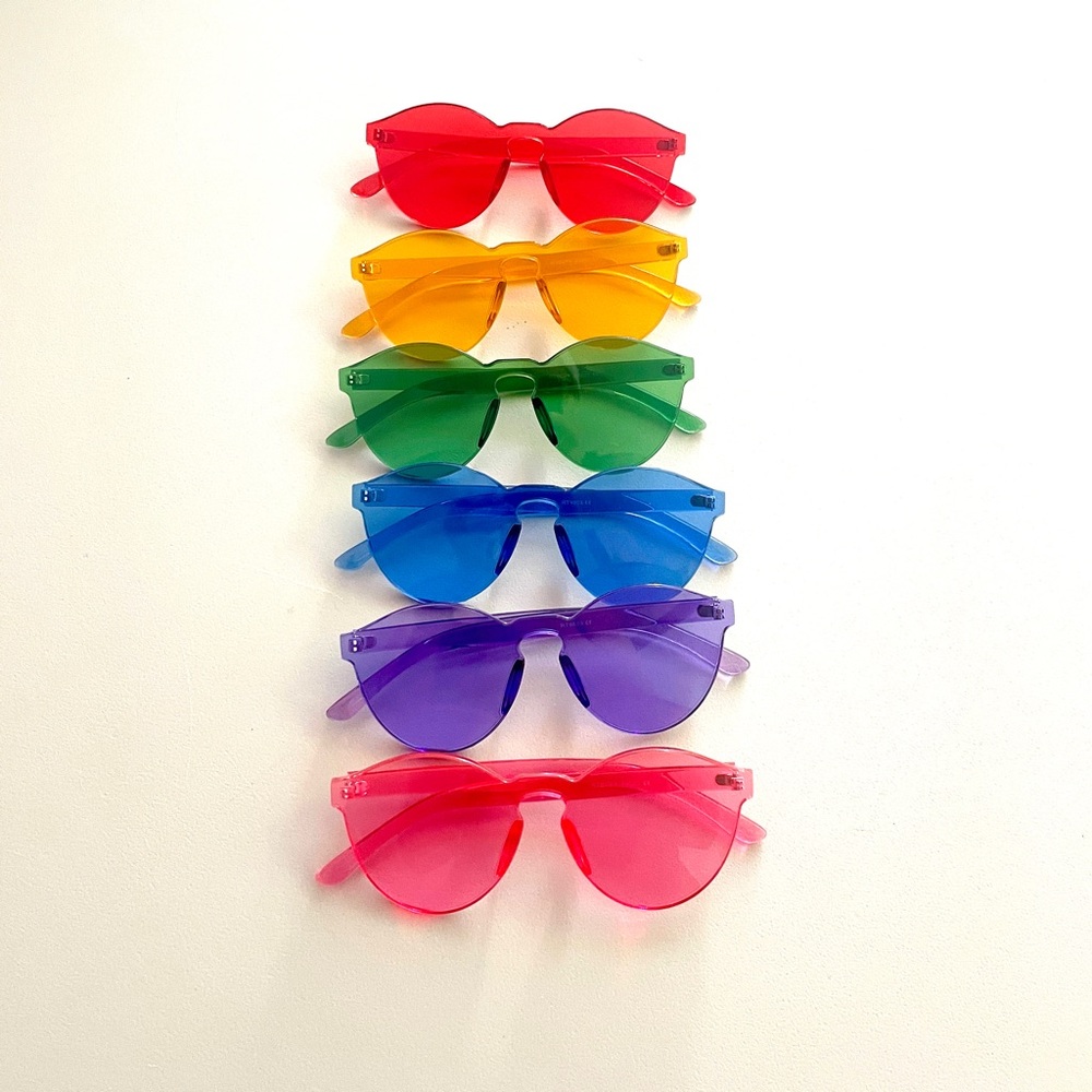 Rainbow color therapy glasses - SET ONLY